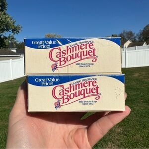 2 - Vintage 4oz Cashmere Bouquet Mild Beauty Soap